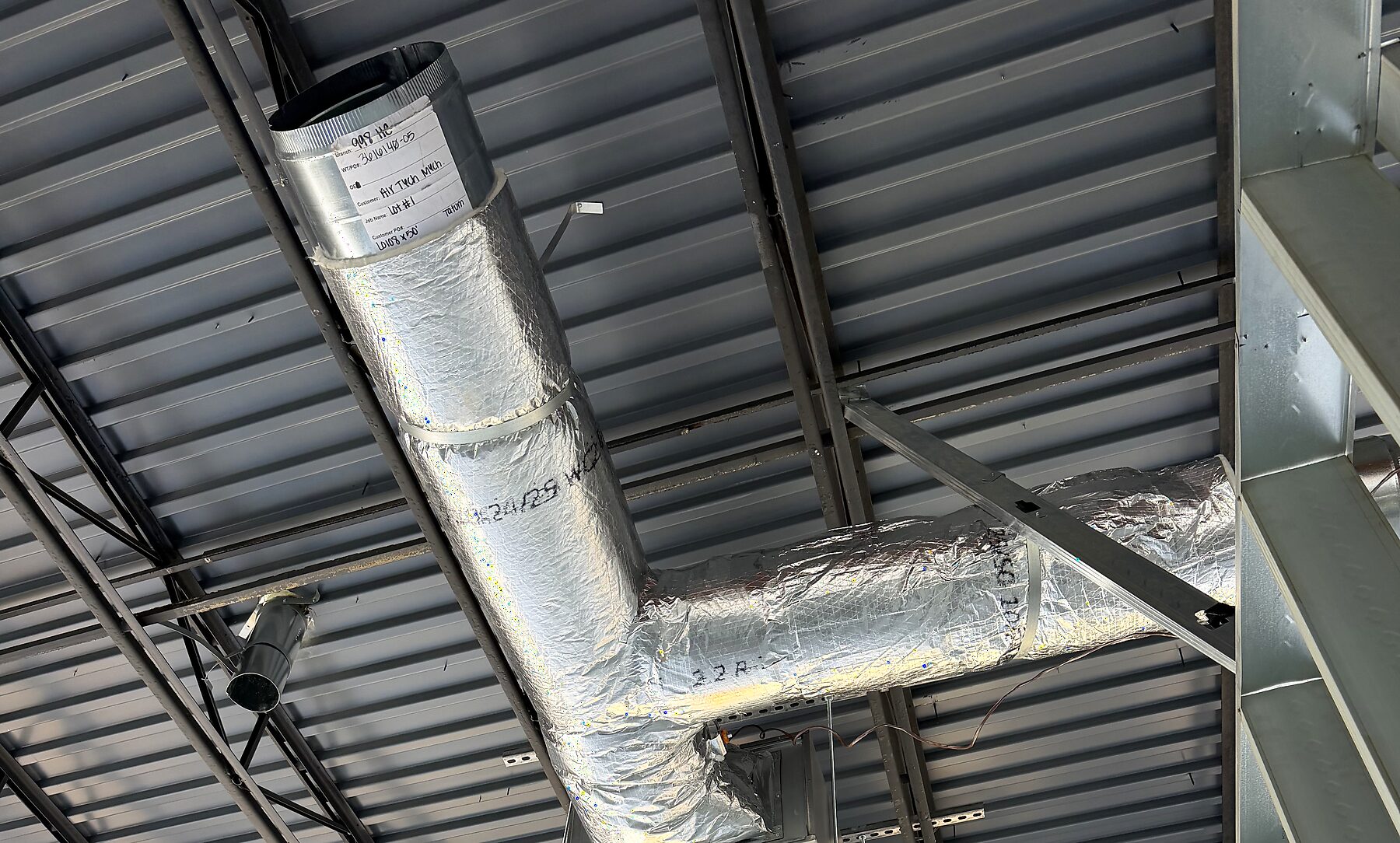 Rafter Duct Run